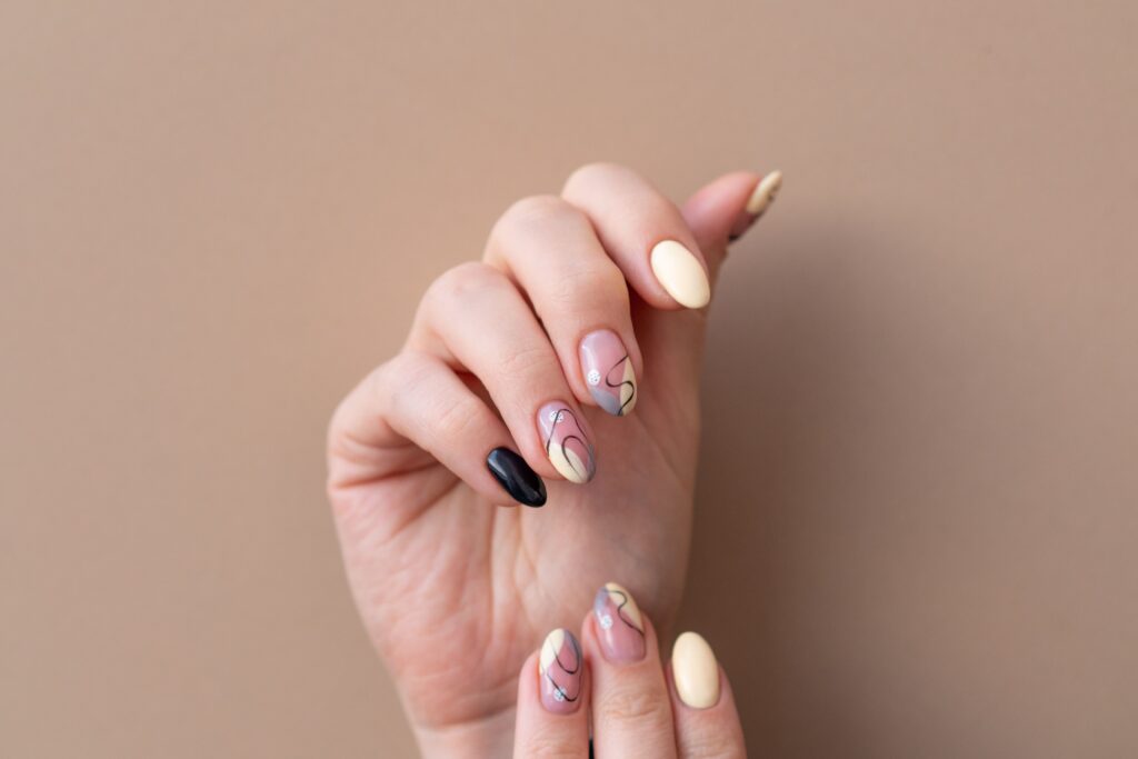 nail design on hand nail design on hand